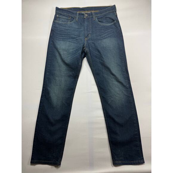 Levi's 502 Men's Tapered Leg Blue Denim Jeans - Size 34x32 (34x30.5) - Picture 1 of 5